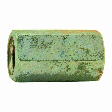 MIDWEST FASTENER Coupling Nut Reducer, 5/8" and 1/2", Steel, Hot Dipped Galvanized, 1-1/2 in Lg, 25 PK 52000